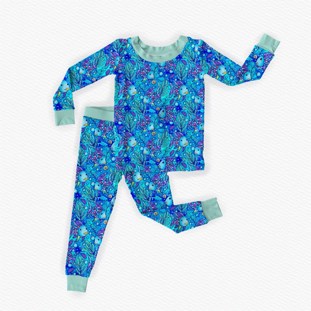 Shimmering Scales 2 Piece Long Sleeve Set