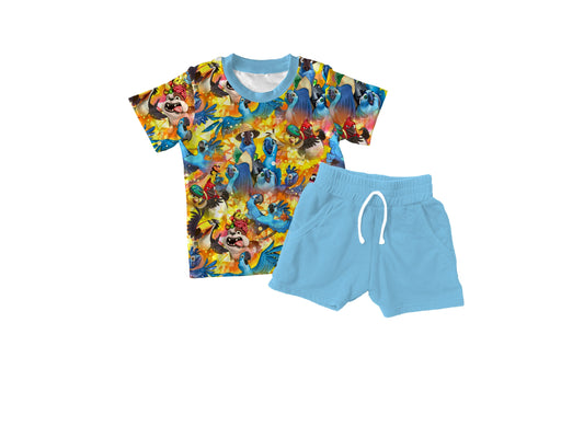 Feathered Friends Short Sleeve & Jogger Short Set