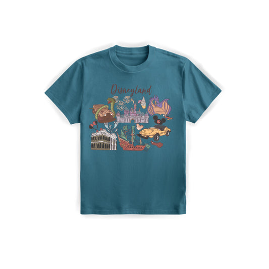 Blissland Cali Unisex Adult Bamboo Graphic Tee