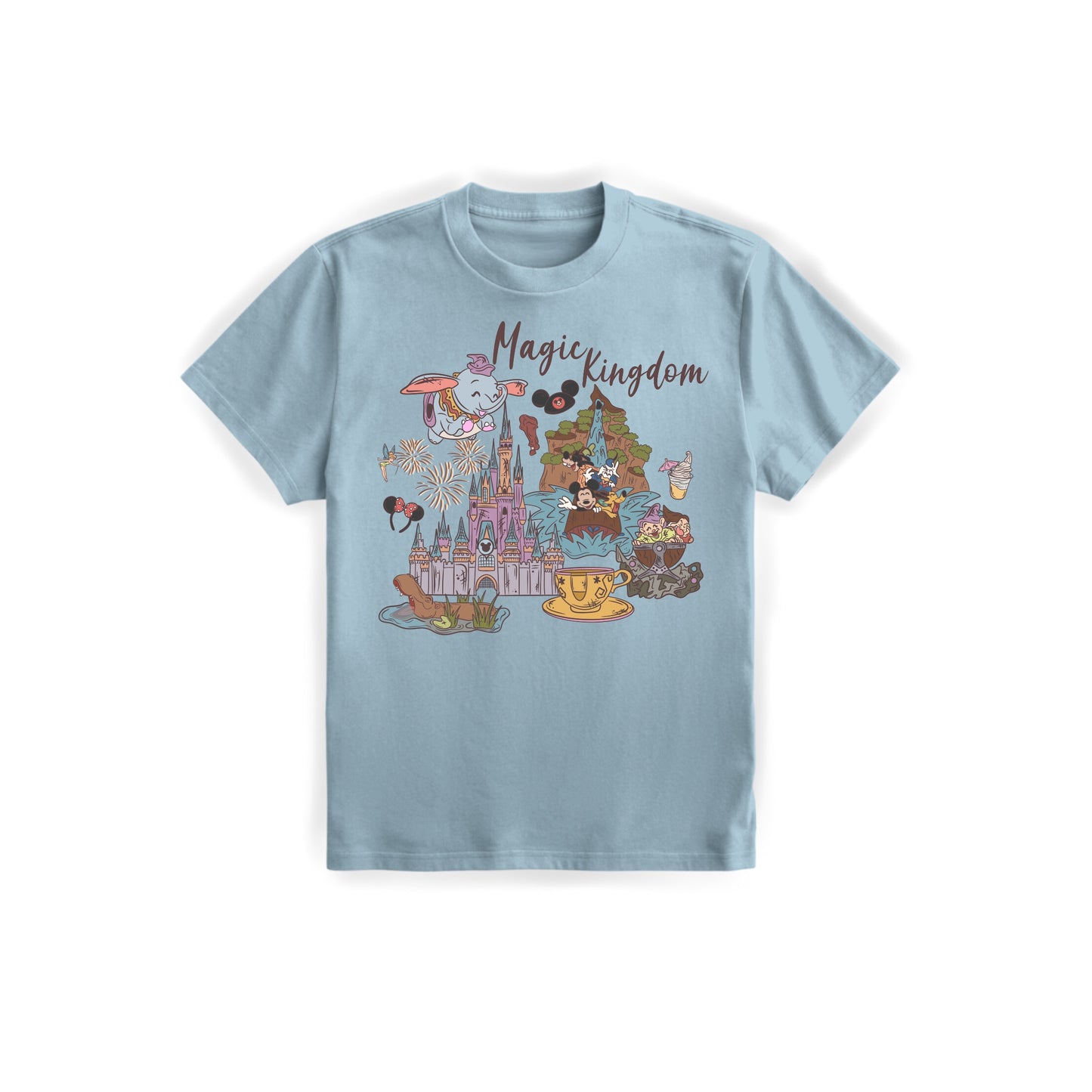 Magic Bliss Kingdom Unisex Adult Bamboo Graphic Tee