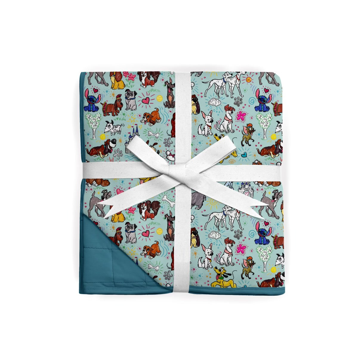 Dogs Quilted Bamboo Blanket *SHIPS IN JAN*