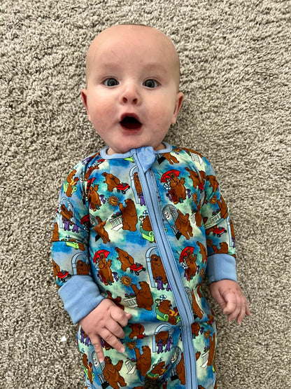 Beary Cozy Zippy Romper