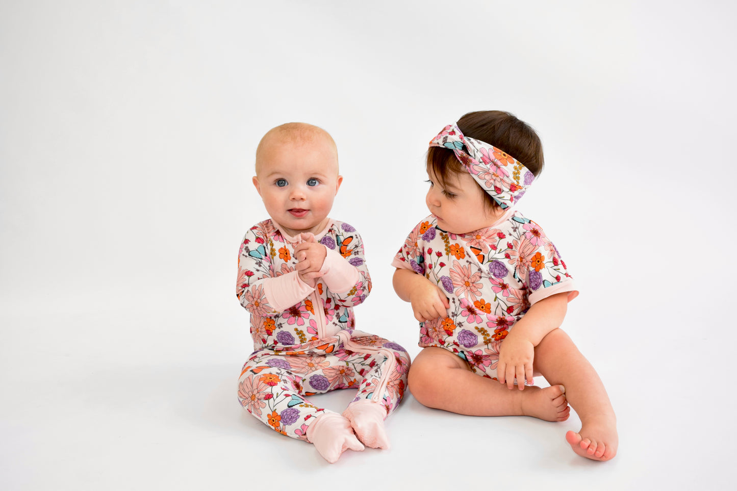 Wildflowers Short Sleeve Bubble Romper