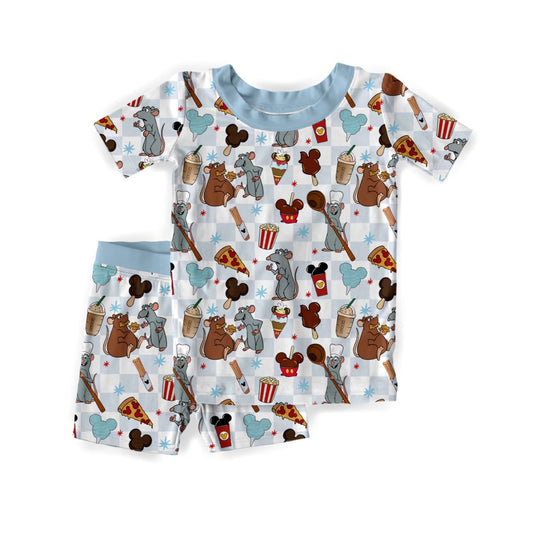 Little Blue Chef 2 Piece Short Sleeve Set