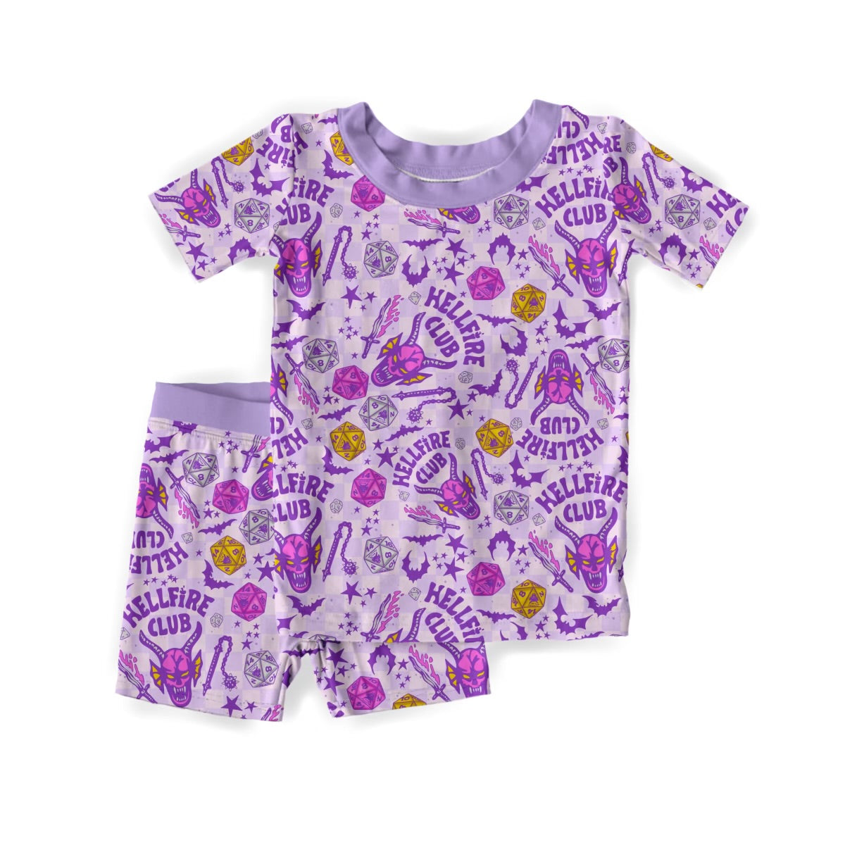 Purple DND Required Short Sleeve Set