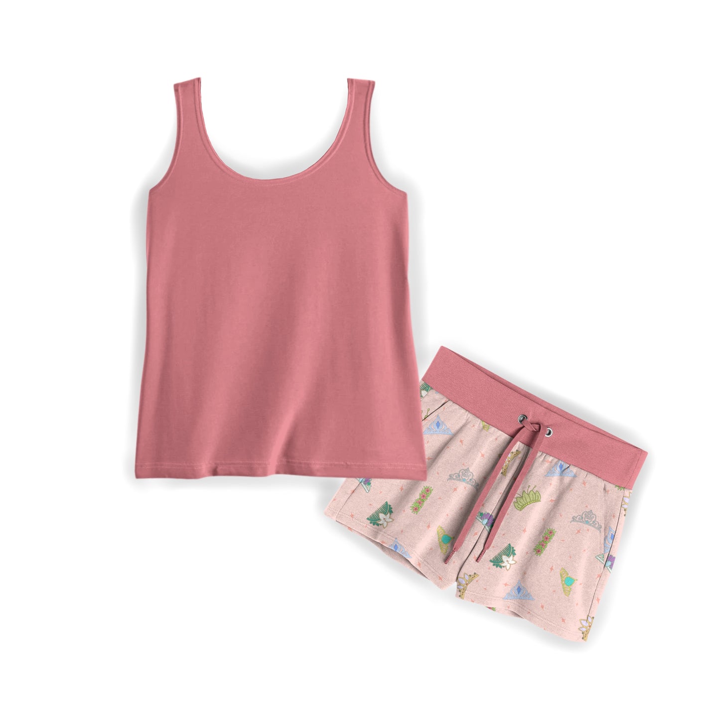 Crowns Women's Tank & Shorts Lounge Set