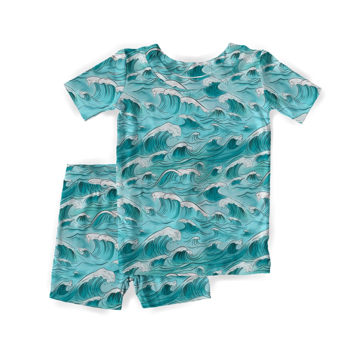 Waves Short Sleeve Set