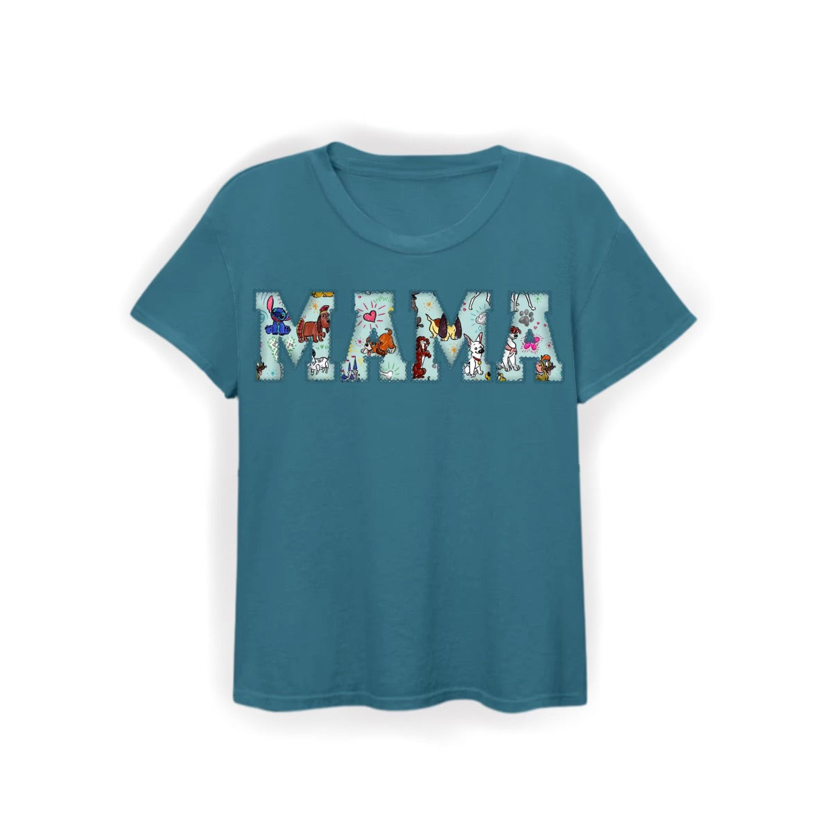 Dogs Women's *Embroidered* Bamboo Graphic Tee *SHIPS IN JAN*