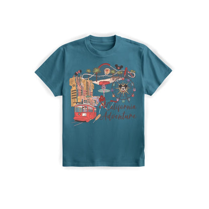 Adventure Blissland Cali Unisex Adult Bamboo Graphic Tee