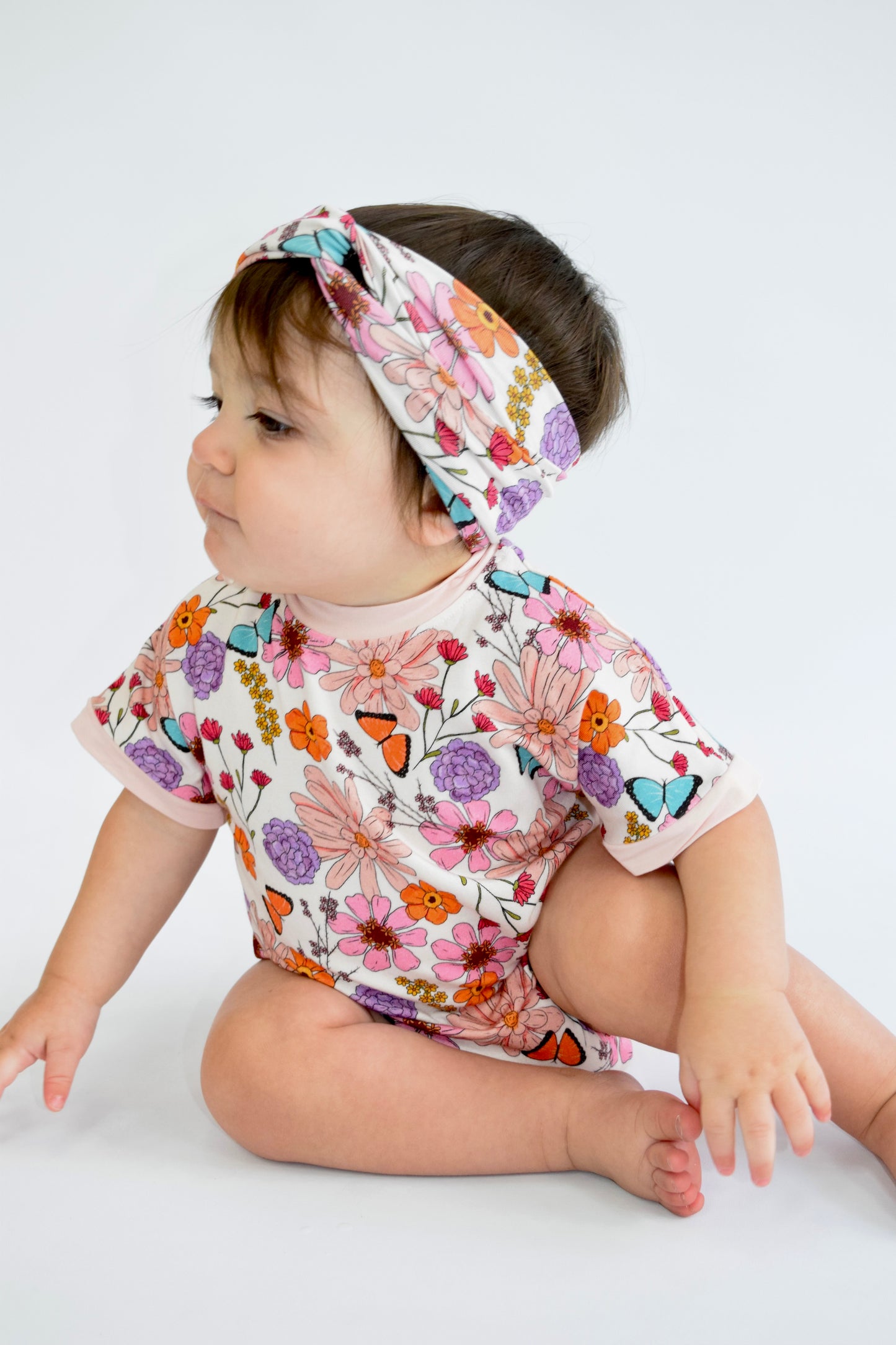 Wildflowers Short Sleeve Bubble Romper