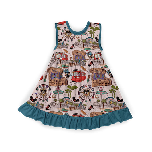 Blissland Cali Tank Twirl Dress