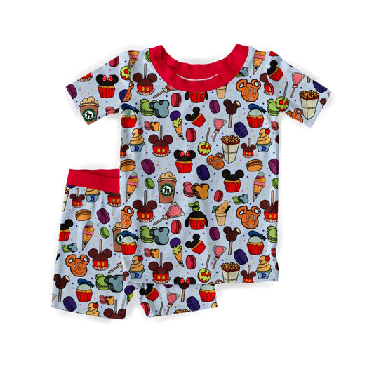 Mainstreet Snacks 2 Piece Short Sleeve Set