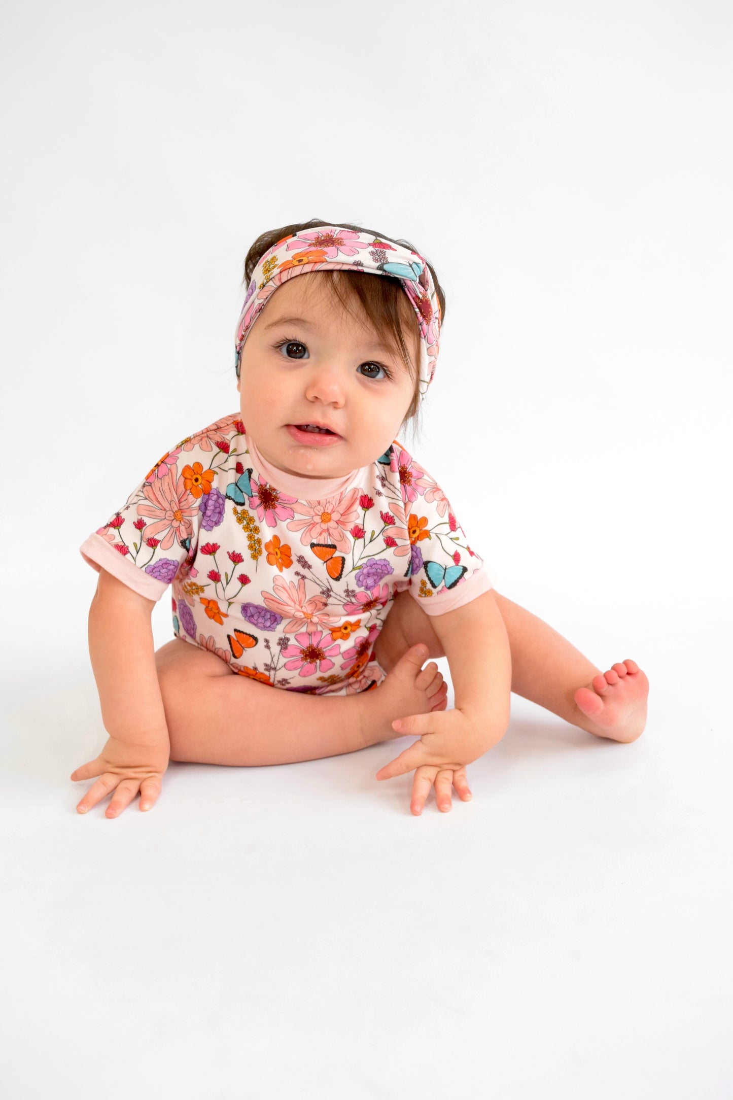 Wildflowers Short Sleeve Bubble Romper