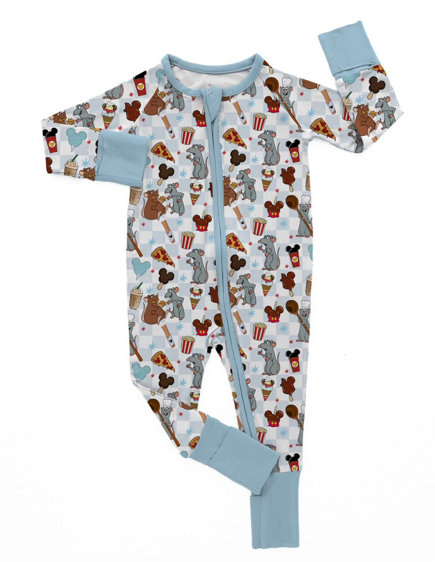 Little Blue Chef Zippy Romper