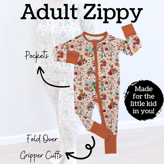 Toys In Fall ADULT Zippy