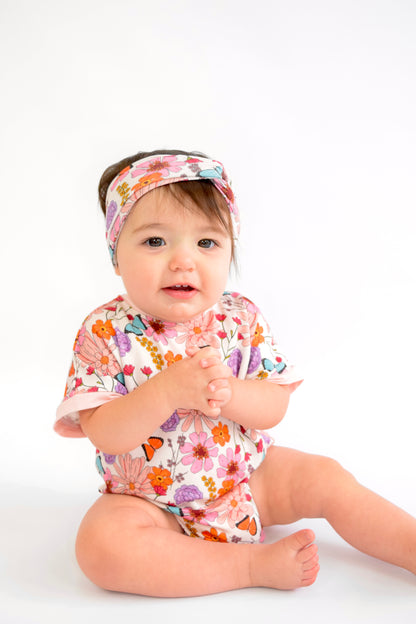 Wildflowers Short Sleeve Bubble Romper