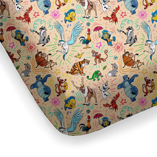 Sidekicks Bamboo Standard Crib Sheet *SHIPS IN JAN*