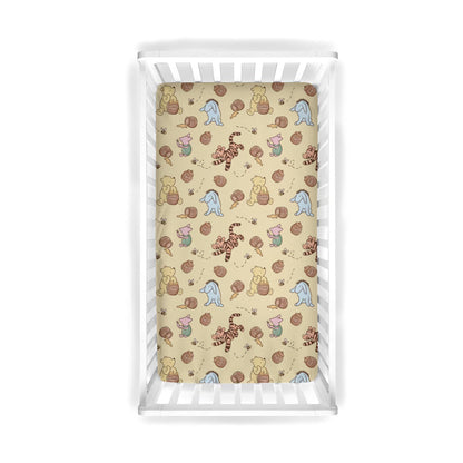 Winnie's Bees Bed Sheet