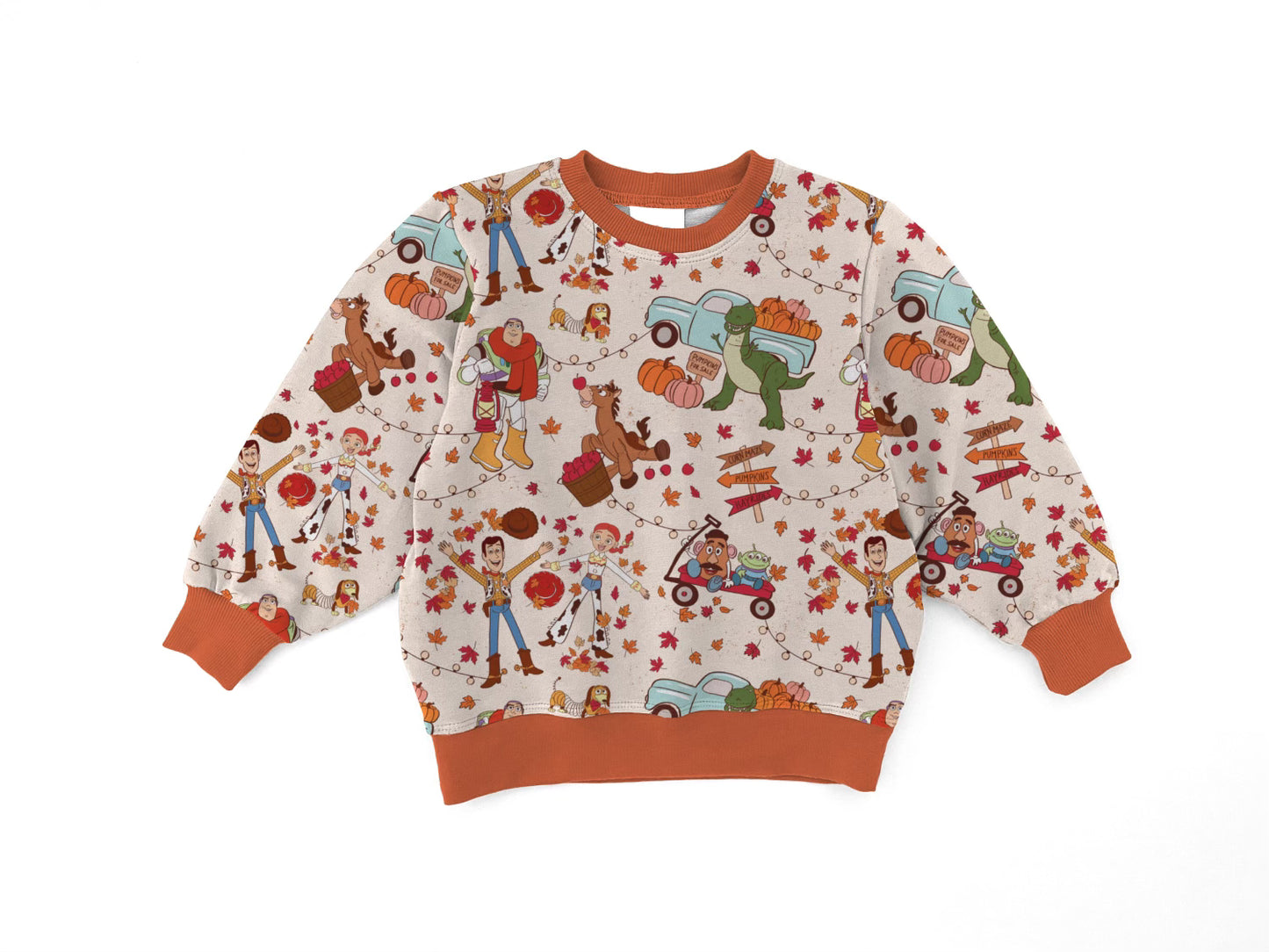 *Pre-Sale* Toys In Fall Bamboo Terry Bamboo Crewneck *ETS SEPT*