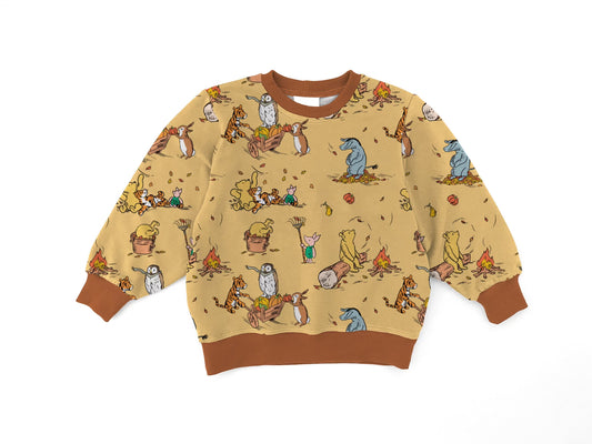 100 Acre Fall Bamboo Terry Bamboo Crewneck