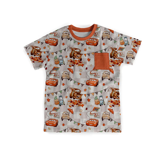 Pumpkin CARving Bamboo Pocket Tee