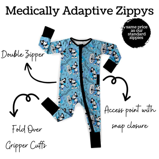 Steamboat Blue Medically Adaptive Zippy