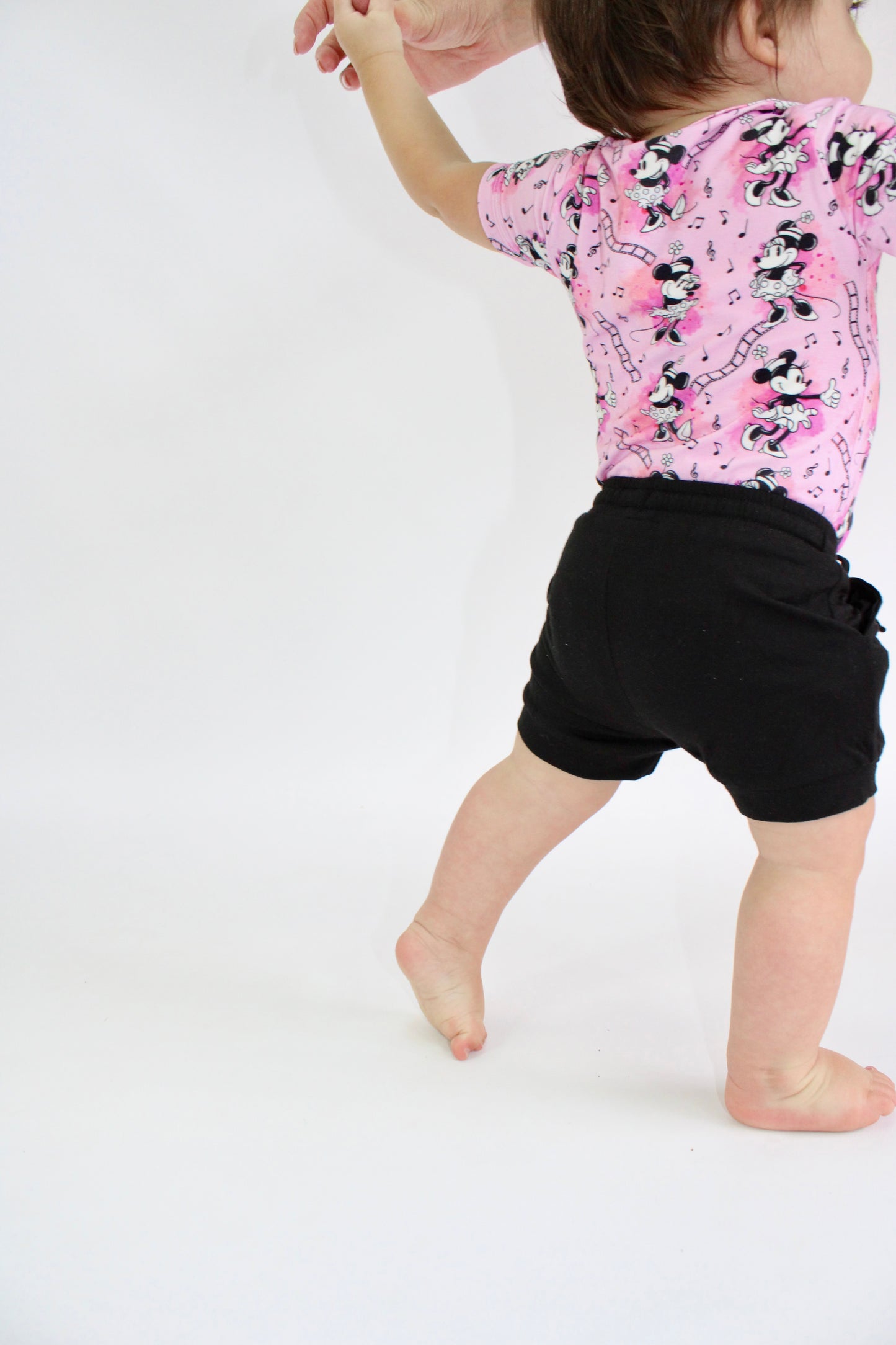 Steamboat Pink Onesie & Jogger Short Set