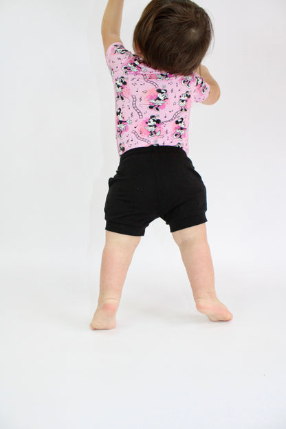 Steamboat Pink Onesie & Jogger Short Set