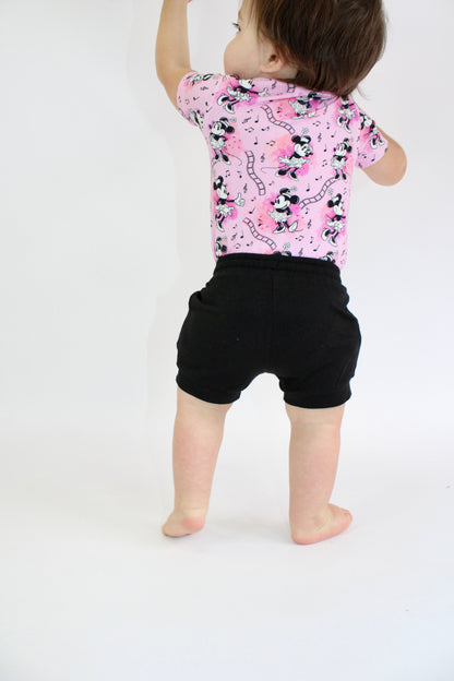 Steamboat Pink Onesie & Jogger Short Set