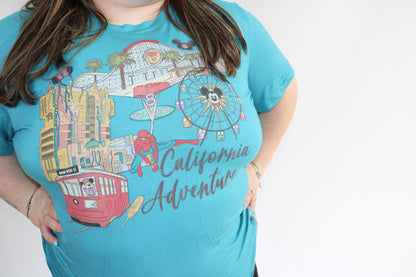 Adventure Blissland Cali Unisex Adult Bamboo Graphic Tee