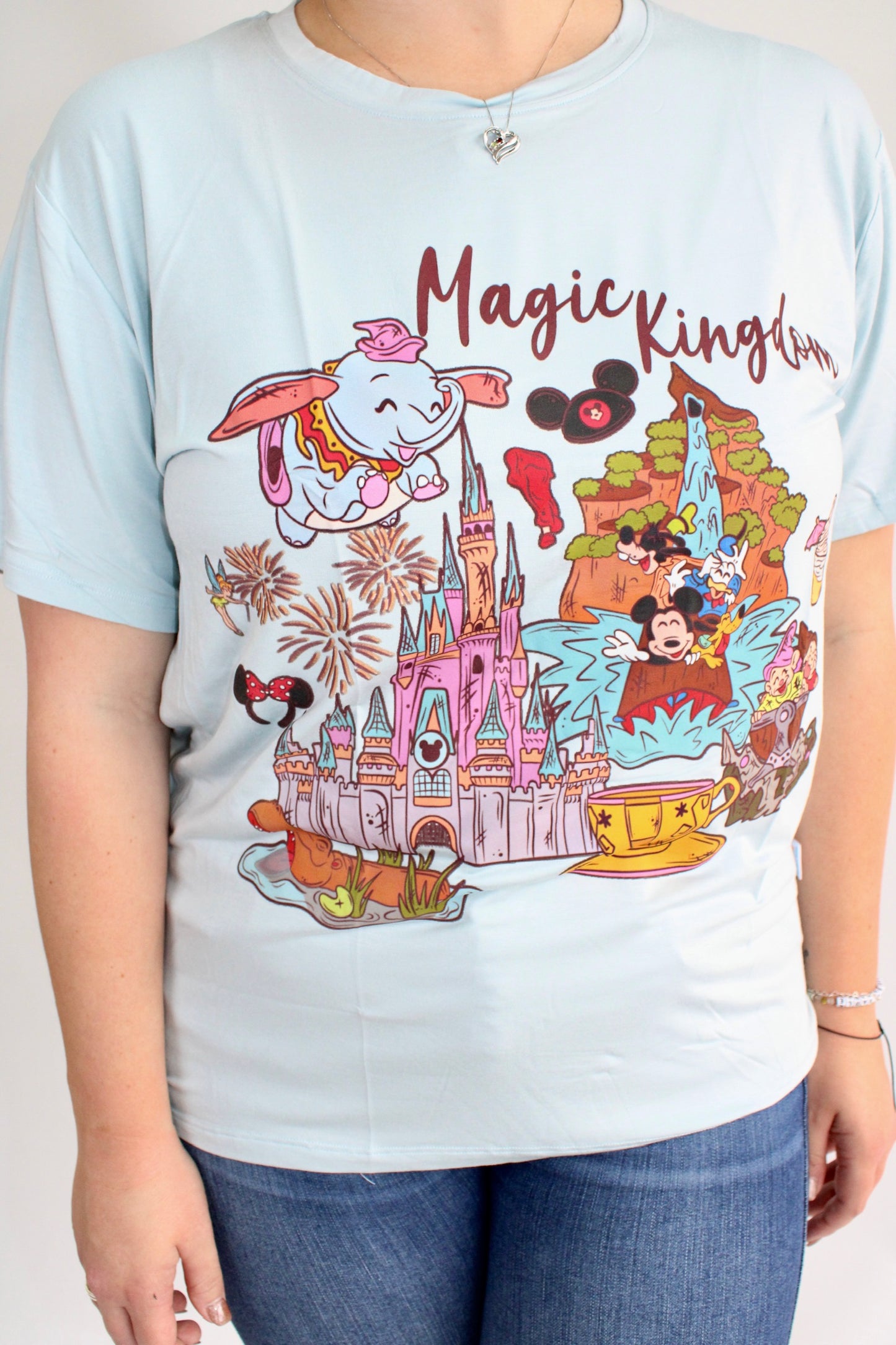 Magic Bliss Kingdom Unisex Adult Bamboo Graphic Tee