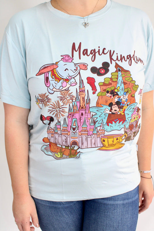 Magic Bliss Kingdom Unisex Adult Bamboo Graphic Tee